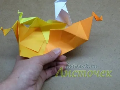 Як зробити черепашку з паперу (tomoko fuse), листочок (проти годинникової стрілки) Як зробити черепашку з паперу (tomoko fuse), листочок