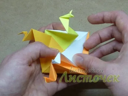 Як зробити черепашку з паперу (tomoko fuse), листочок (паперу) Як зробити черепашку з паперу (tomoko fuse), листочок