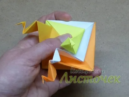 Як зробити черепашку з паперу (tomoko fuse), листочок (fuse) Як зробити черепашку з паперу (tomoko fuse), листочок