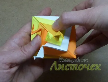 Як зробити черепашку з паперу (tomoko fuse), листочок ( «пелюстки» різні боки) Як зробити черепашку з паперу (tomoko fuse), листочок