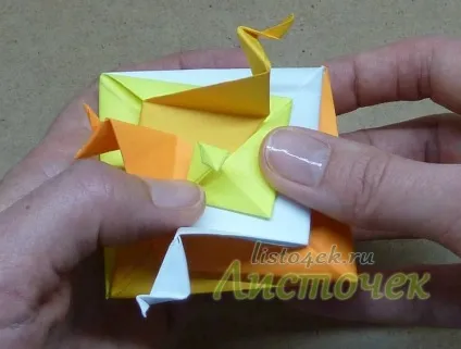 Як зробити черепашку з паперу (tomoko fuse), листочок (проти годинникової стрілки) Як зробити черепашку з паперу (tomoko fuse), листочок