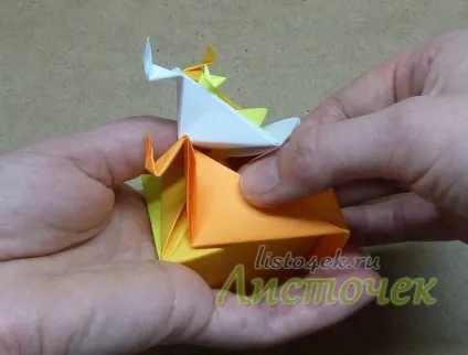 Як зробити черепашку з паперу (tomoko fuse), листочок (проти годинникової стрілки) Як зробити черепашку з паперу (tomoko fuse), листочок