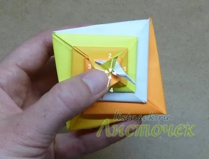 Як зробити черепашку з паперу (tomoko fuse), листочок (паперу) Як зробити черепашку з паперу (tomoko fuse), листочок