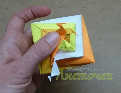 Як зробити черепашку з паперу (tomoko fuse), листочок ( «пелюстки» різні боки) Як зробити черепашку з паперу (tomoko fuse), листочок