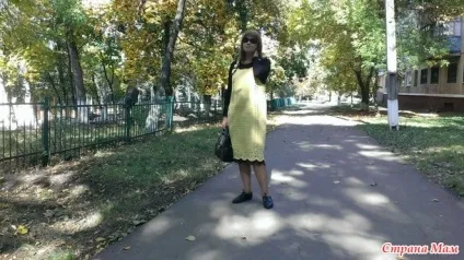 Сарафан - сафарі - в'язання - країна мам (плаття гачком) Сарафан - сафарі - в'язання - країна мам