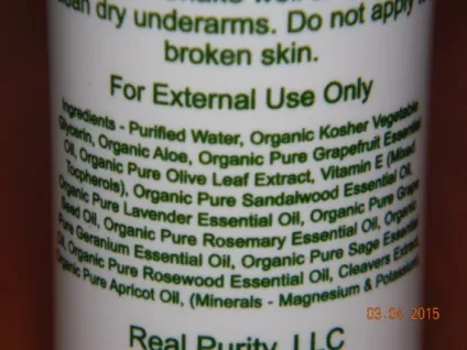 Найкращий дезодорант в світі - real purity, roll-on deodorant (антиперспірант) Найкращий дезодорант в світі - real purity, roll-on deodorant