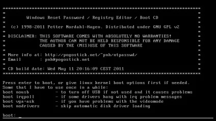 Скидання пароля адміністратора в windows xp (пароля) Скидання пароля адміністратора в windows xp