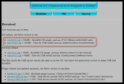 Скидання пароля адміністратора в windows xp (Offline Password Registry Editor) Скидання пароля адміністратора в windows xp
