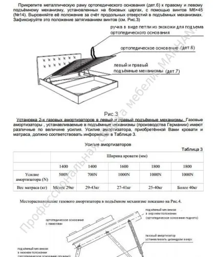 Збірка ліжок з підйомним механізмом (ліжка підйомним механізмом) Збірка ліжок з підйомним механізмом