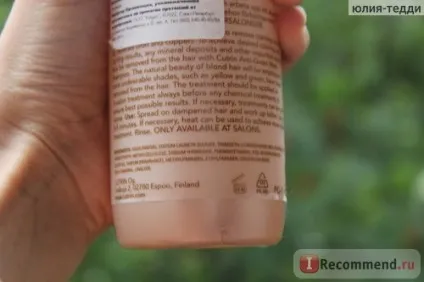 Шампунь cutrin «anti-green» - «шампунь для змивки фарби», відгуки покупців (змивки) Шампунь cutrin «anti-green» - «шампунь для змивки фарби», відгуки покупців