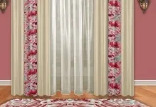 Штори з вуалі двох кольорів фото тюль на вікнах, ламбрекени з мікровуалі для залу, біла тканина, (штори) Штори з вуалі двох кольорів фото тюль на вікнах, ламбрекени з мікровуалі для залу, біла тканина,