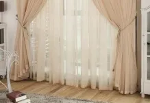 Штори з вуалі двох кольорів фото тюль на вікнах, ламбрекени з мікровуалі для залу, біла тканина, (фото) Штори з вуалі двох кольорів фото тюль на вікнах, ламбрекени з мікровуалі для залу, біла тканина,