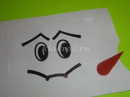 Сніговик модульне орігамі