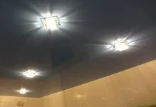 Споти для натяжних стель розташування накладних, фото установки, які підходять, монтаж (накладних) Споти для натяжних стель розташування накладних, фото установки, які підходять, монтаж