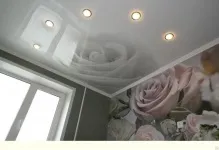 Споти для натяжних стель розташування накладних, фото установки, які підходять, монтаж (накладних) Споти для натяжних стель розташування накладних, фото установки, які підходять, монтаж