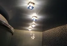 Споти для натяжних стель фото і розташування, установка накладних, які підходять для монтажу (натяжних) Споти для натяжних стель фото і розташування, установка накладних, які підходять для монтажу