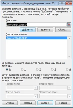 Створення списку зі зведеної таблиці, exceltip (майстер зведених таблиць і діагармм) Створення списку зі зведеної таблиці, exceltip