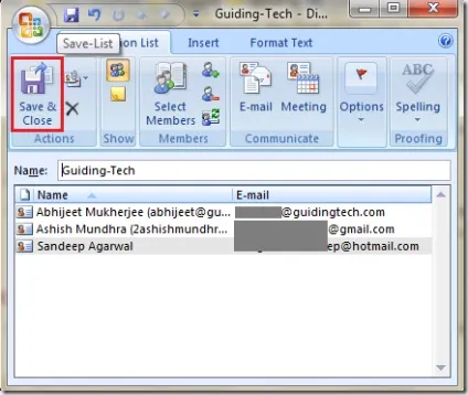 Створення та використання списку розсилки в ms outlook, програмне забезпечення, web технології і (outlook) Створення та використання списку розсилки в ms outlook, програмне забезпечення, web технології та