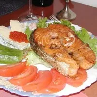 Стейк з форелі на сковороді - як приготуємо (сковороді) Стейк з форелі на сковороді - як приготуємо
