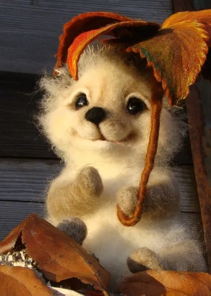 Стильні валяні звірятка - ярмарок майстрів - ручна робота, handmade (валяння з вовни) Стильні валяні звірятка - ярмарок майстрів - ручна робота, handmade