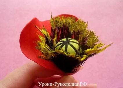 Як зробити квітку мак з фоамірана - уроки рукоділля (фоамірана) Як зробити квітку мак з фоамірана - уроки рукоділля