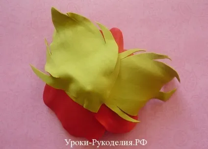 Як зробити квітку мак з фоамірана - уроки рукоділля (квітка) Як зробити квітку мак з фоамірана - уроки рукоділля