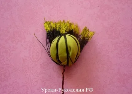 Як зробити квітку мак з фоамірана - уроки рукоділля (зробити квітка фоамірана) Як зробити квітку мак з фоамірана - уроки рукоділля
