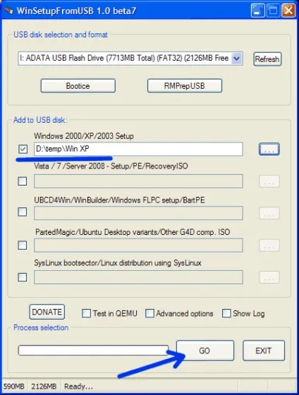 Як зробити завантажувальну флешку з windows xp (Partition Boot Record) Як зробити завантажувальну флешку з windows xp