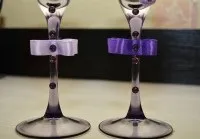 Весільні келихи бузкова ніжність (келихи) Весільні келихи бузкова ніжність