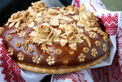 Весільний коровай, будьте здорові