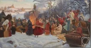Спалювання опудала на масницю (опудала) Спалювання опудала на масницю