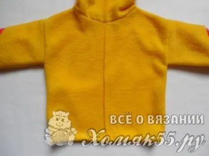 Толстовка з флісу для дитини (зайву довжину блискавки) Толстовка з флісу для дитини