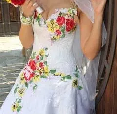 Традиційні українські весільні сукні - рустикальний стиль в моді (традиційні) Традиційні українські весільні сукні - рустикальний стиль в моді