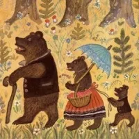 Три ведмеді - російська народна казка (сьорбав моєї чашці) Три ведмеді - російська народна казка