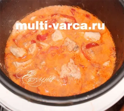Тушкована курка з помідорами в мультиварці (мультиварці) Тушкована курка з помідорами в мультиварці