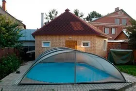 Укриття для басейну з полікарбонату своїми руками (як зробити укриття для басейну з полікарбонату) Укриття для басейну з полікарбонату своїми руками