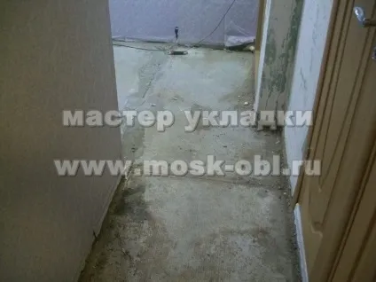 Укладання ламінату в пана образному коридорі (г-образному) Укладання ламінату в пана образному коридорі