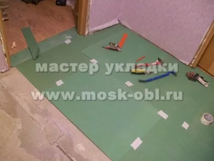 Укладання ламінату в пана образному коридорі (укладання) Укладання ламінату в пана образному коридорі