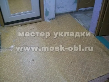 Укладання ламінату в пана образному коридорі (г-образному) Укладання ламінату в пана образному коридорі