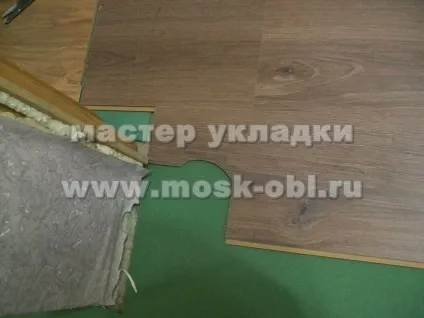 Укладання ламінату в пана образному коридорі (укладання) Укладання ламінату в пана образному коридорі
