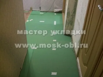 Укладання ламінату в пана образному коридорі (ламінату пана образному коридорі) Укладання ламінату в пана образному коридорі