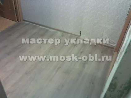 Укладання ламінату в пана образному коридорі (укладання ламінату в коридорі рубльовської шосе) Укладання ламінату в пана образному коридорі