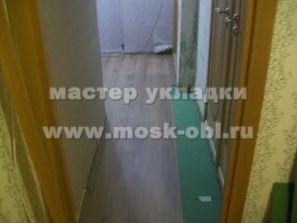Укладання ламінату в пана образному коридорі (ламінату) Укладання ламінату в пана образному коридорі