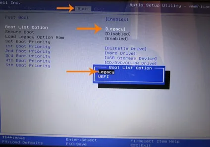 Установка windows 7 замість попередньо встановленою windows або linux на ноутбуці dell inspirion (замість) Установка windows 7 замість попередньо встановленою windows або linux на ноутбуці dell inspirion