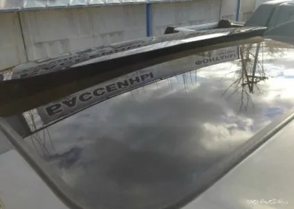 Установка дефлектора люка