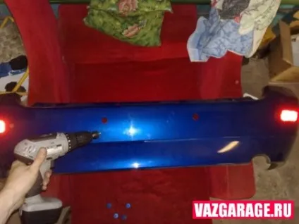 Установка парктроника на лада калина (дзеркала) Установка парктроника на лада калина