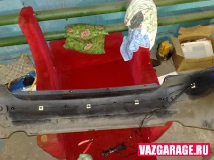 Установка парктроника на лада калина (дзеркала) Установка парктроника на лада калина