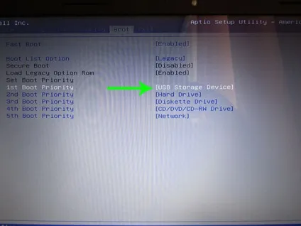 Установка windows 7 замість попередньо встановленою windows або linux на ноутбуці dell inspirion (замість) Установка windows 7 замість попередньо встановленою windows або linux на ноутбуці dell inspirion