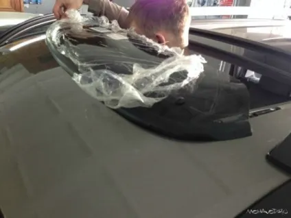 Установка дефлектора люка