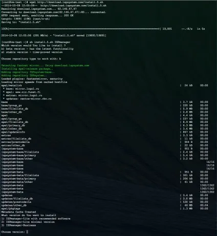Установка і оновлення ispmanager